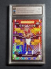 Jayden Daniels 2024 Crusade Red Power Prizm RC Graded NXG Gem 10