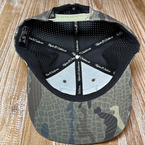 Cappello berretto esterno Bass Bucks And Birds maglia mimetica SnapBack Triple B nuovo senza etichette - Foto 5 di 8