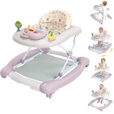 5 in 1 Baby Walker Purple Foldable Activity
