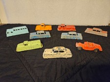 Lot Of 9 Nine Vintage TootsieToy / Midgetoy Die-Cast Cars Circa 1950's USA