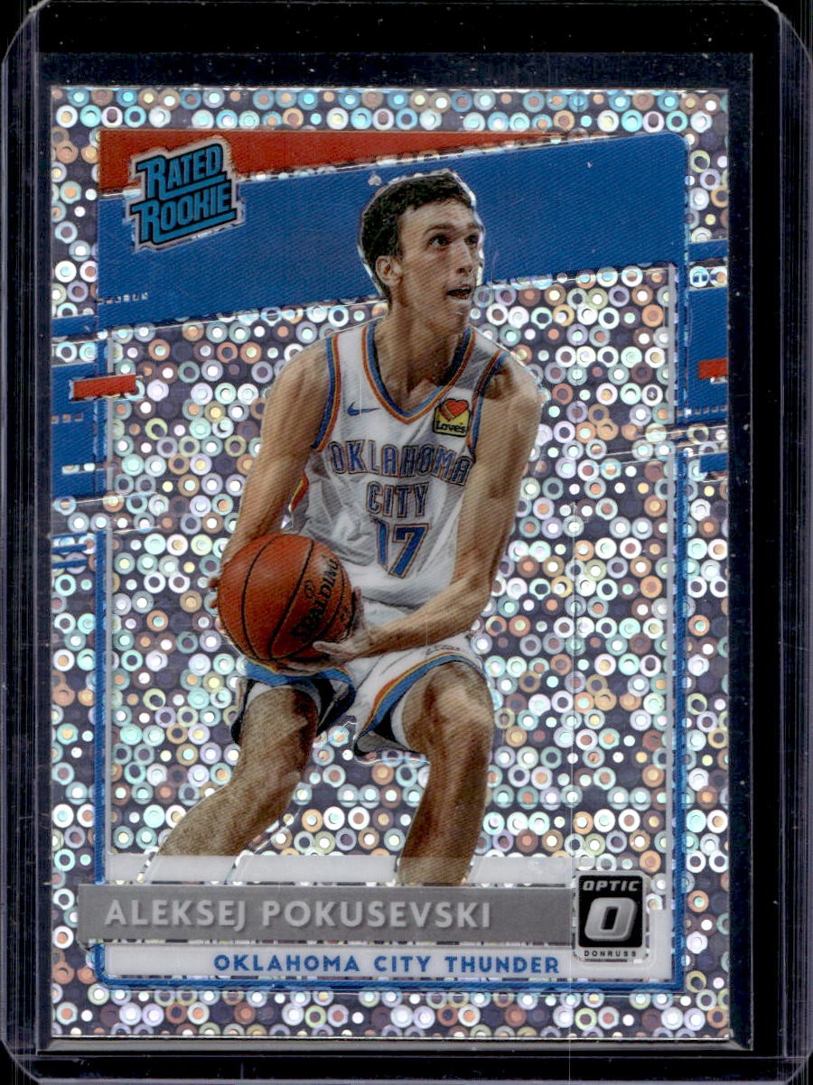 Aleksej Pokusevski 2020-21 Donruss Optic #167 Fast Break Holo Rated Rookie Prizm