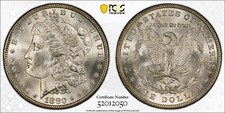 1880 P Morgan Silver Dollar PCGS MS63