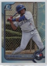 2022 Bowman Draft Chrome Sky Blue Refractor Luis Meza #BDC-89 1g1q