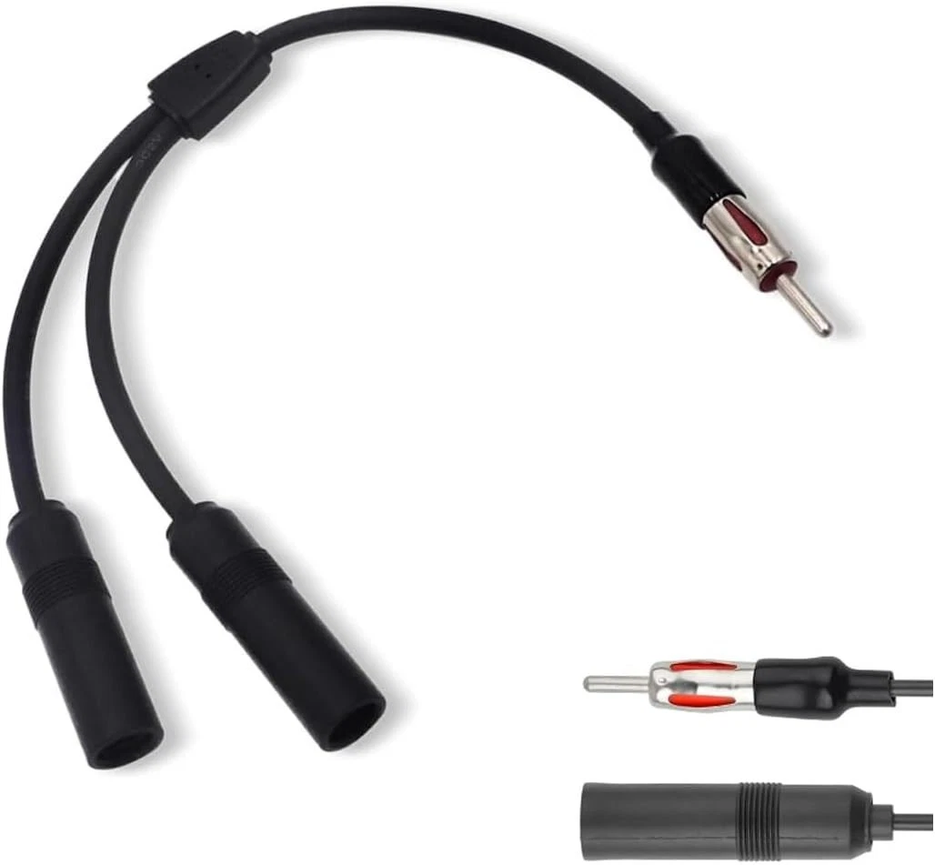 Antena De Radio Para Coche Universal - 20 Cm, Caucho Y Metal, Para AM/FM, Fácil Instalación