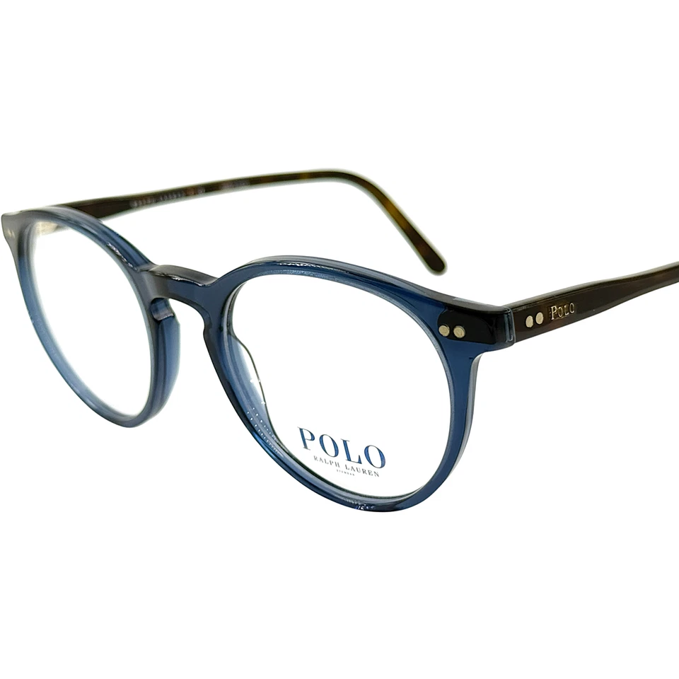 Ralph Lauren Polo PH2083 мужская пластиковая оправа для очков 5276 синяя прозрачная 48-20 - Изображение 2 из 4