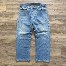 Vintage 1980s Levi's 501 Redline Selvedge Denim Jeans Size 36X28