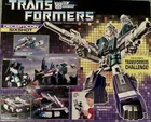 Transformers G1 1987 SixShot Decepticon robot,tank,spaceship,jet,wolf,carrier