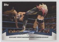 2018 Topps WWE Women's Division Smackdown Mickie James Alexa Bliss #SDL-6 1md