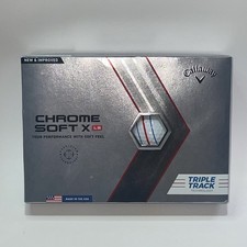 NEW Callaway Chrome Soft X LS White 2022 Golf Balls Box Of 12