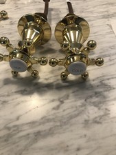 KOHLER K-116-3-PB ANTIQUE LAVATORY FAUCET POLISHED BRASS