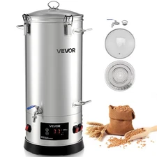 VEVOR Beer Brewing Equipment, 8 Gal/30L 304 Stainless Steel Home Beer Brewer,150
