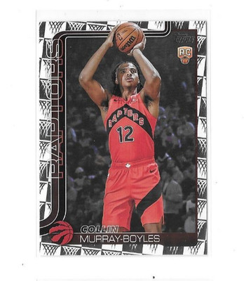 2025-26 Topps Basketball COLLIN MURRAY-BOYLES RC Season Tip Off Foil SP Raptors