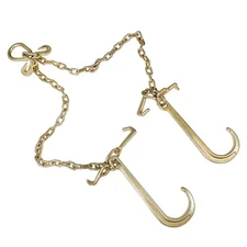 FIT For G70 5/16" V-Chain Bridle w/ 15" Large J Hooks,J-Hook w/ Grab Hooks 3' US