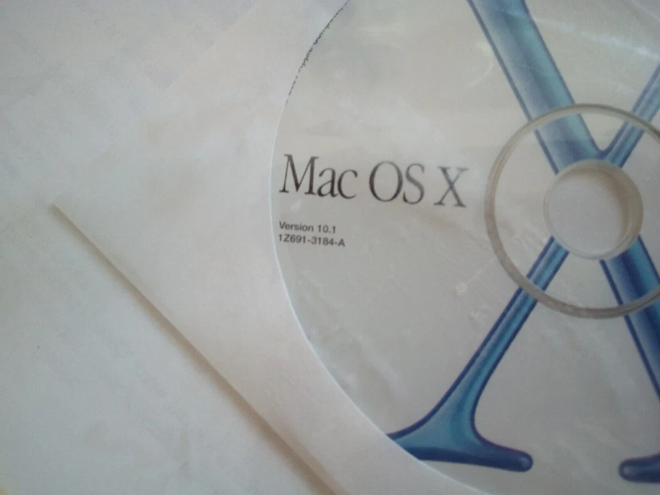 Apple Software Mac OS X Version 10.1 & 9.21 Upgrade CD 600-9658-A (Read below) - Image 4 of 4
