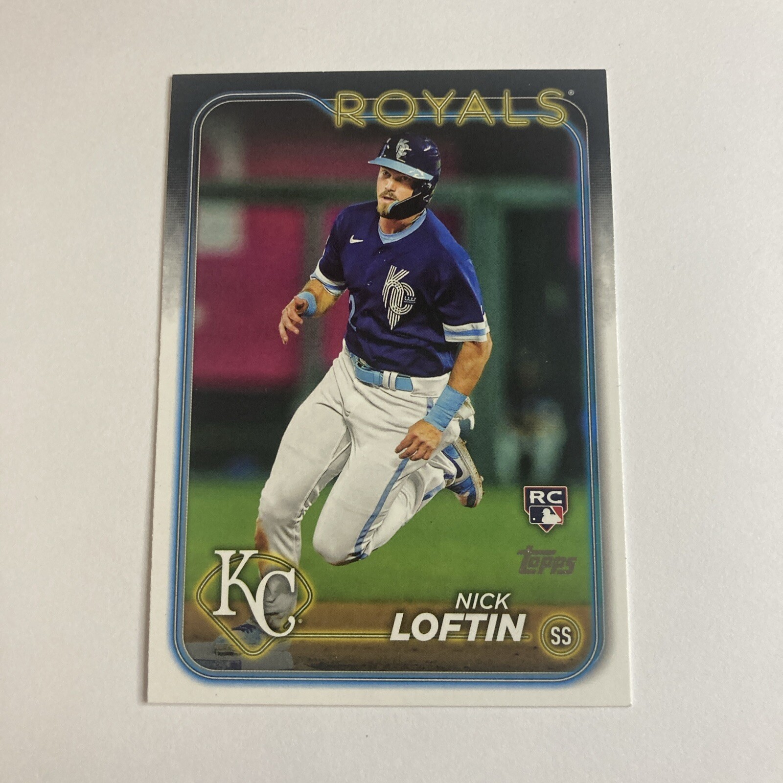 2024 Topps Series 2 Nick Loftin Rookie RC Baseball Card #506 Kansas City Royals