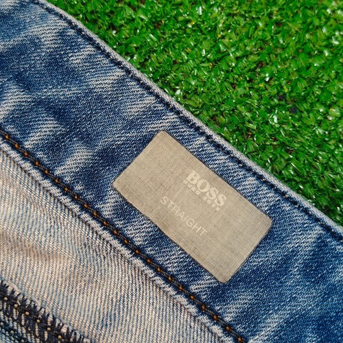 Hugo Boss Jeans para mujer 30 cremallera recta mosca azul lavado claro pantal... - Imagen 10 de 17