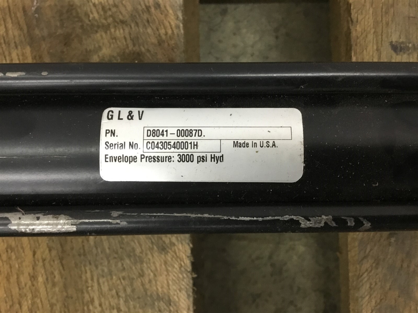 GL&V D804100087D Envelope Pressure 3000PSI HYD Pneumatic Cylinder eBay