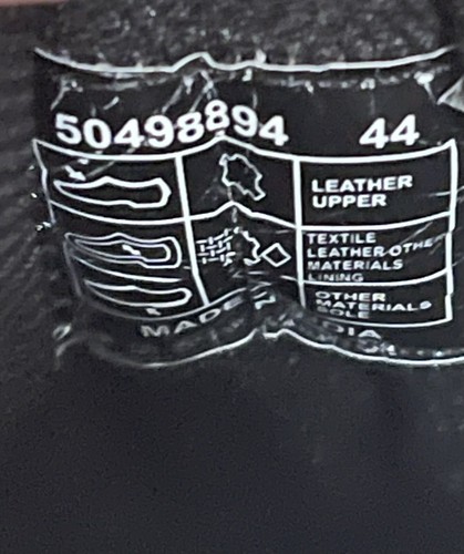 Boss LEATHER CUPSOLE TRAINERS WITH SIGNATURE DETAILS ( Size 44). - Picture 9 of 13