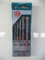 B1 Steinbohrersatz 5 Tlg. 4-5-6-8-10 Mm, Spiralbohrer
