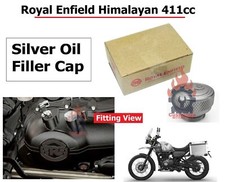 Royal Enfield Himalayan 411cc Silver "Oil Filler Cap"
