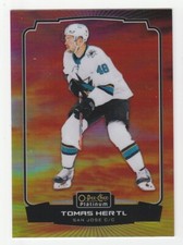 HOCKEY NHL 22/23 OPC PLATINUM TOMAS HERTL SUNSET SAN JOSE SHARKS #74