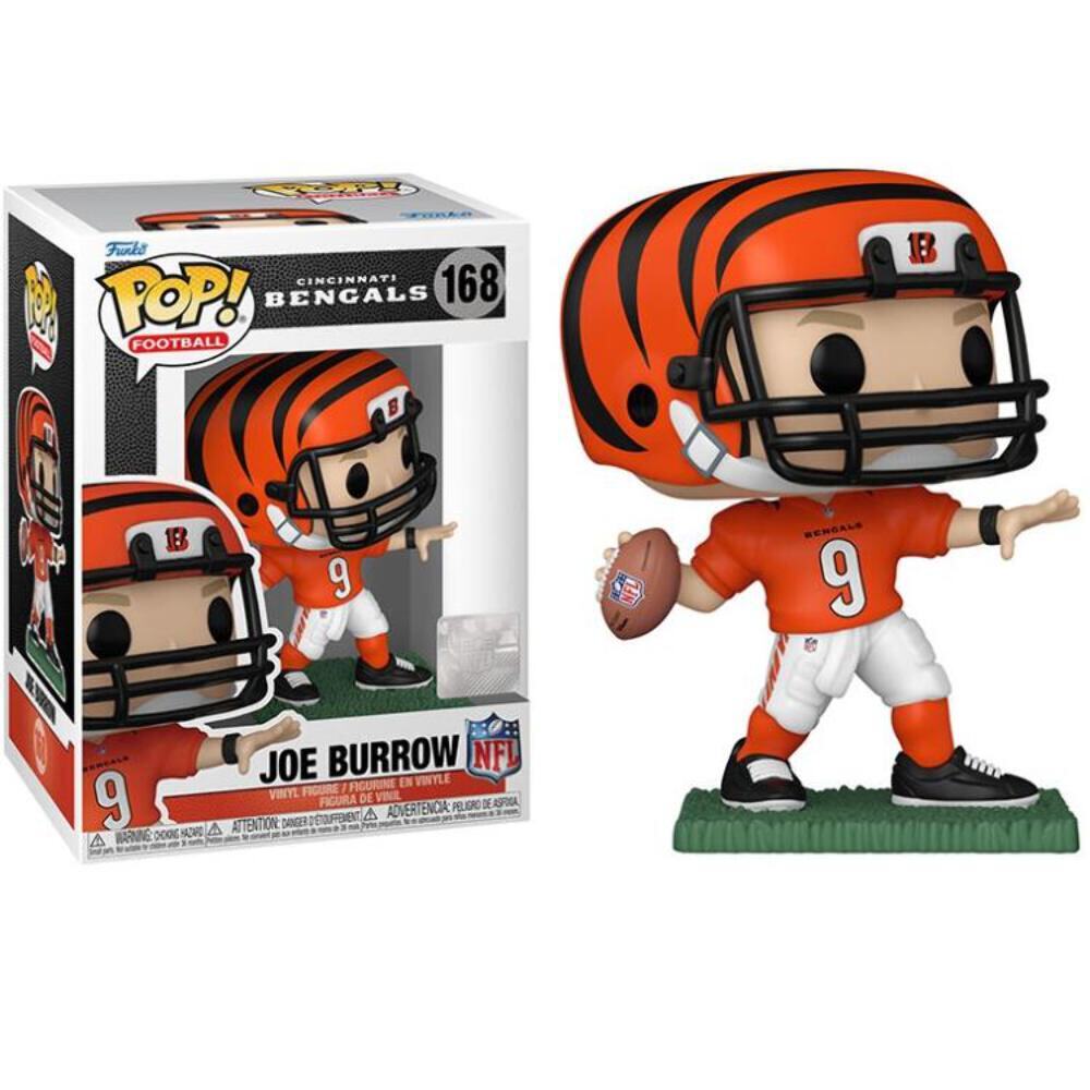 Funko Pop ! Football - Nfl - Bengals (168) Joe Burrow - Player Football Vinyl