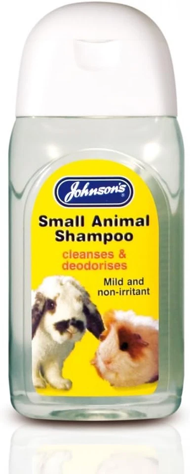 Small Animal Cleansing Shampoo, Pet Bathing, Gentle, White, 125ml, Johnsons, Vet