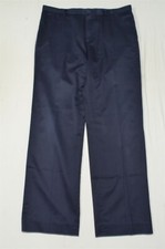 Banana Republic 36 x 34 Navy Blue Non Iron Tailored Slim Fit Dress Pants