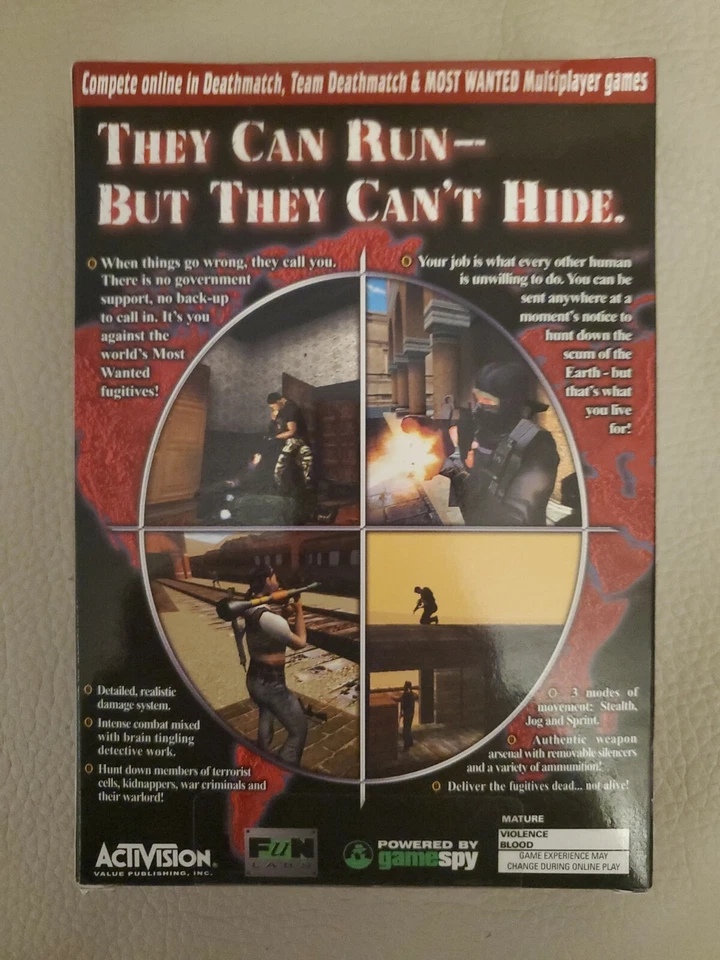 U.S. MOST WANTED Nowhere to Hide PC Game Brand New Sealed in Retail Box - Image 2 of 4