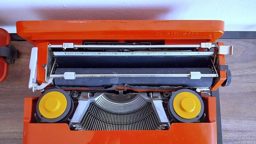 Ettore Sottsass Olivetti Italien 1969 -maschine Schreiben Modell Valentine + Anl - Afbeelding 7 van 16
