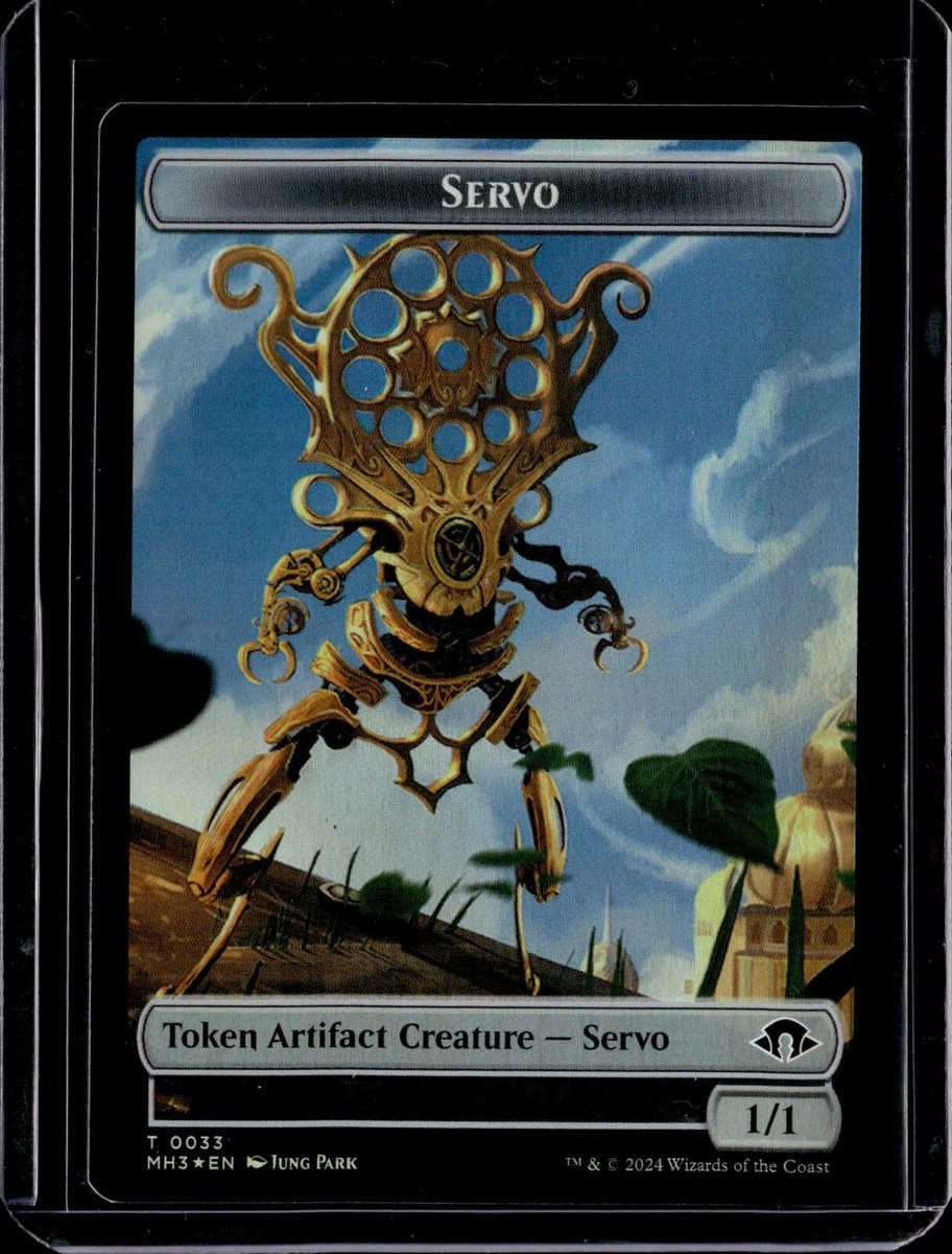 servo cards mtg (005/012) [Kaladesh Tokens] Double Masters Tokens Type Servo 33 / Treasure 34