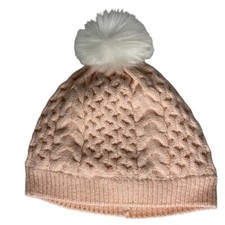 Janie and Jack Pink Pom-Pom Beanie Wool Blend 4-5yr NWT