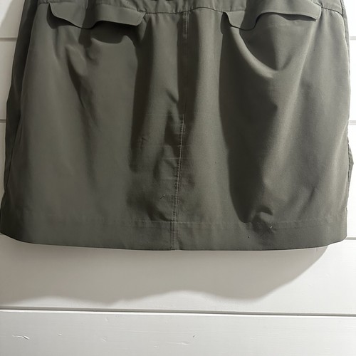 Athleta Soho Athletic Skort olivgrün Größe 12 Reißverschlusstaschen Training Golf Tennis - Bild 7 von 9