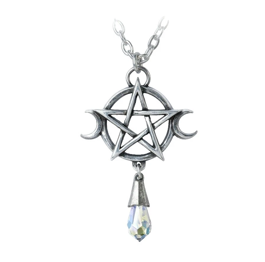 Collares y colgantes de moda con colgante de alquimia