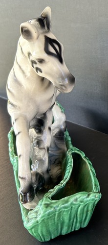 California Pottery Zebra Ceramic Planter Lane & Co Mid Century 1952 Mid Century - Picture 8 of 19