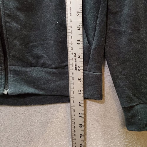 Nike Boys Sweatshirt Large Gray Hoodie Pockets Full Zip Long Sleeve Dri Fit - Picture 3 of 7