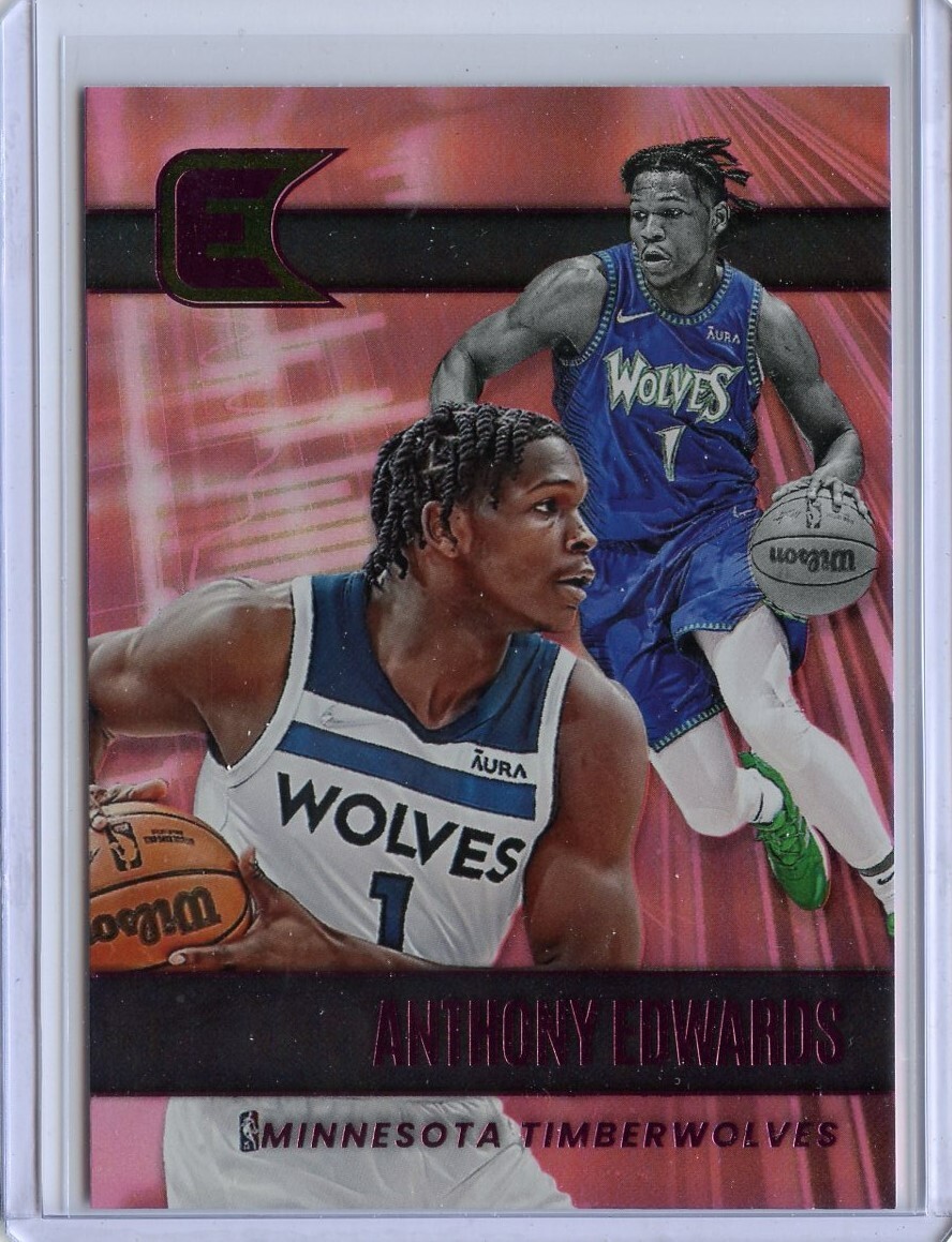 2021-22 Panini Chronicles Pink #307 Anthony Edwards 2021-22 Panini Chronicles Pink #307 Anthony Edwards