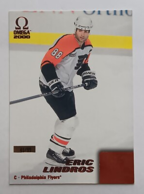 #ad 1999 00 Pacific Omega Copper Eric Lindros 99 Philadelphia Flyers $29.99