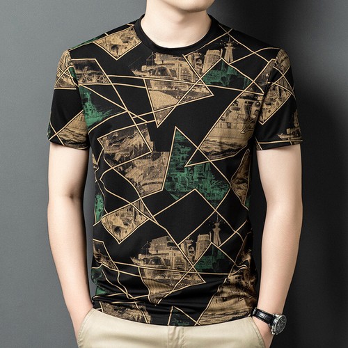 2025 Neu Herren Langarm Rundhals Kurzarm T-Shirt Slim Business Tops - Bild 9 von 27