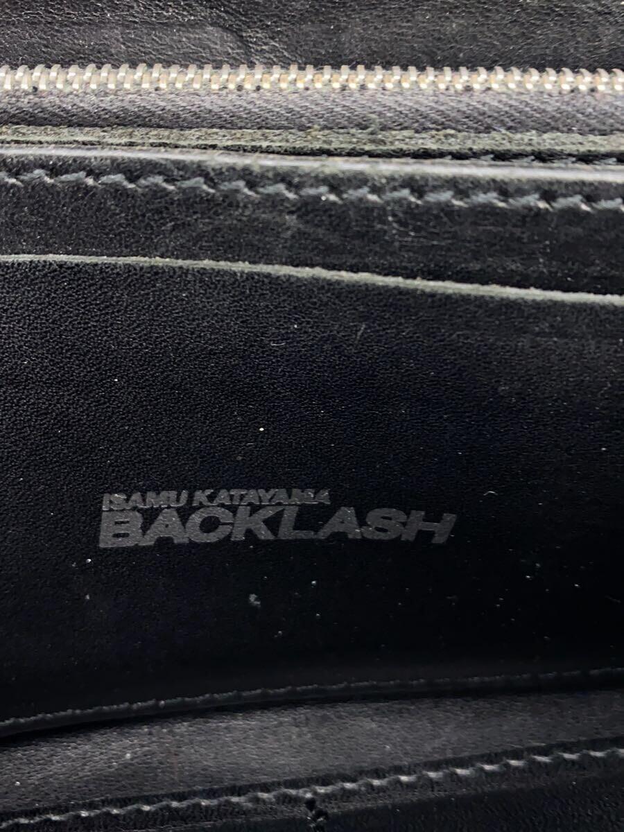 Isamu Katayama Backlash Long Wallet/Round Zip/Python/Blk Isamu Katayama Backlash Long Wallet/Round Zip/Python/Blk