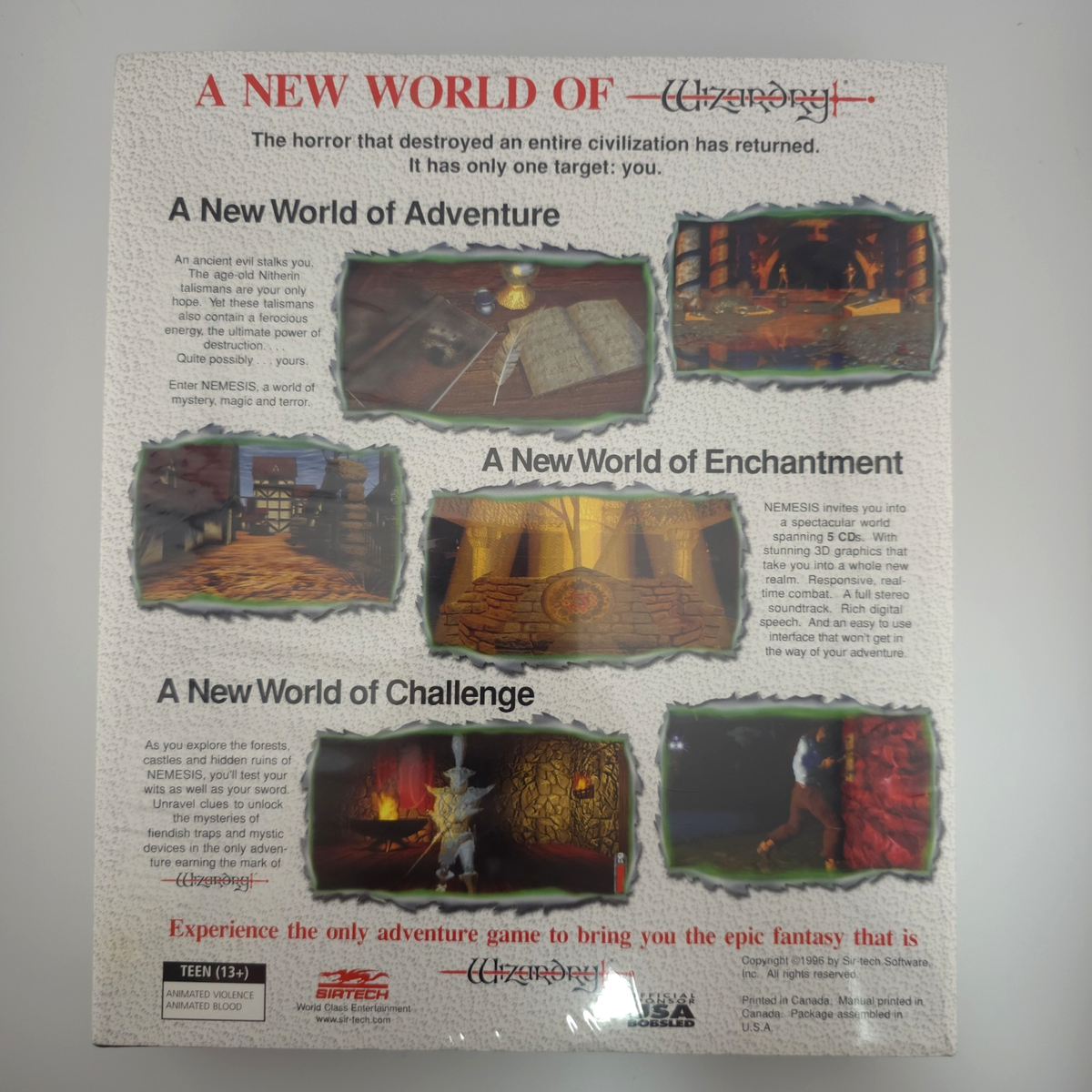 Nemesis The Wizardry Adventure 未開封　PC Nemesis The Wizardry Adventure 未開封 PC - メルカリ