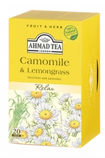 Ahmad Herbal Tea CAMOMILE & LEMONGRASS 20 Tea Bags Gourmet Tea FRUIT & HERB