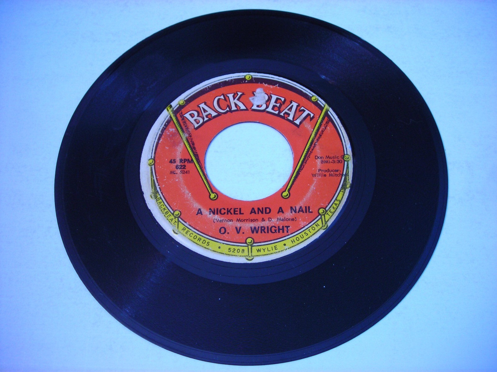 O. V. Wright A Nickel and a Nail / Pledging My Love 1971 45rpm eBay