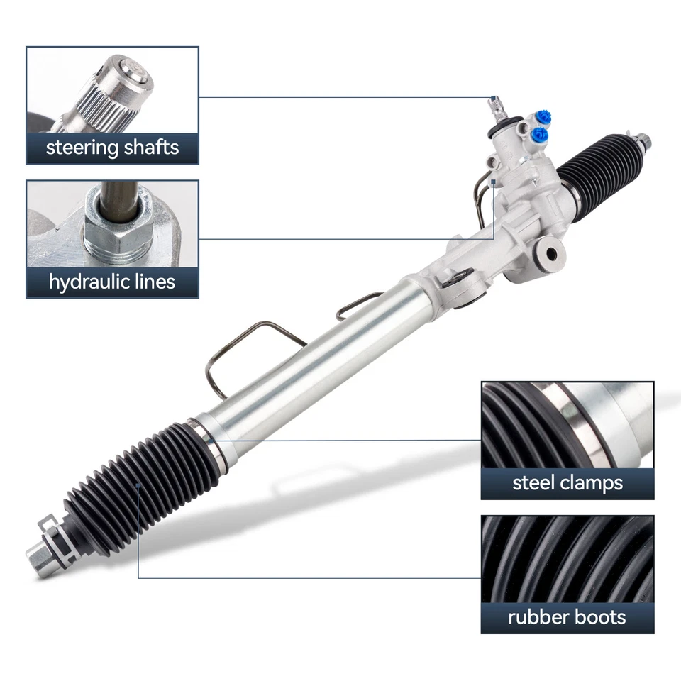 Power Steering Rack & Pinion For Toyota Tacoma 2.4L 2.7L 3.4L 1998 1999-2004 - Image 3 of 4