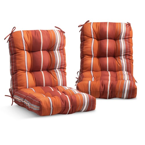EAGLE PEAK 2PCS Tufted Outdoor/Indoor Seat/Back Chair Cushions 42'' x 21'' - Picture 28 of 291