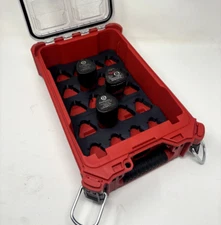 Fits Milwaukee Packout Deep Storage Tray INSERT for Milwaukee M12 Batteries