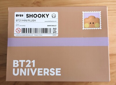[Line] Authentic BT21 Big &Tiny minini Plush buddy Shooky (UK seller)