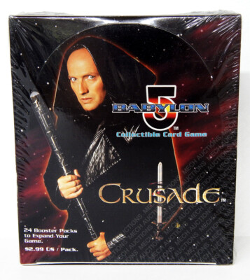 PRECEDENCE Babylon 5 CCG Crusade Edition Booster Box 24 Packs 9 Cards Each Sealed New Rare PRECEDENCE Babylon 5 CCG Crusade Edition Booster Box 24 Packs 9 Cards Each Sealed New Rare