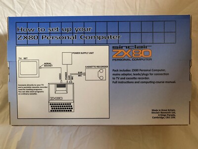 EMPTY BOX for Sinclair ZX80 Computer | eBay UK
