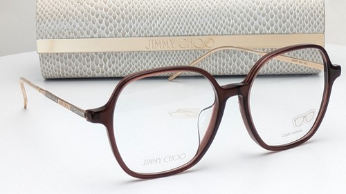 Jimmy Choo JC367/F 09Q Brown Rectangle Womens Eyeglasses 52mm - Picture 3 of 7